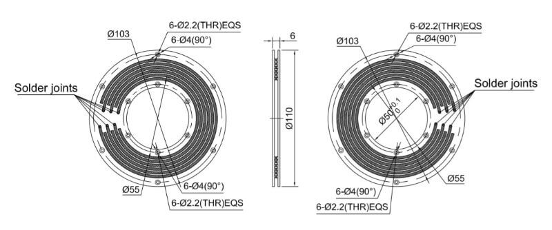 PCB slip ring design